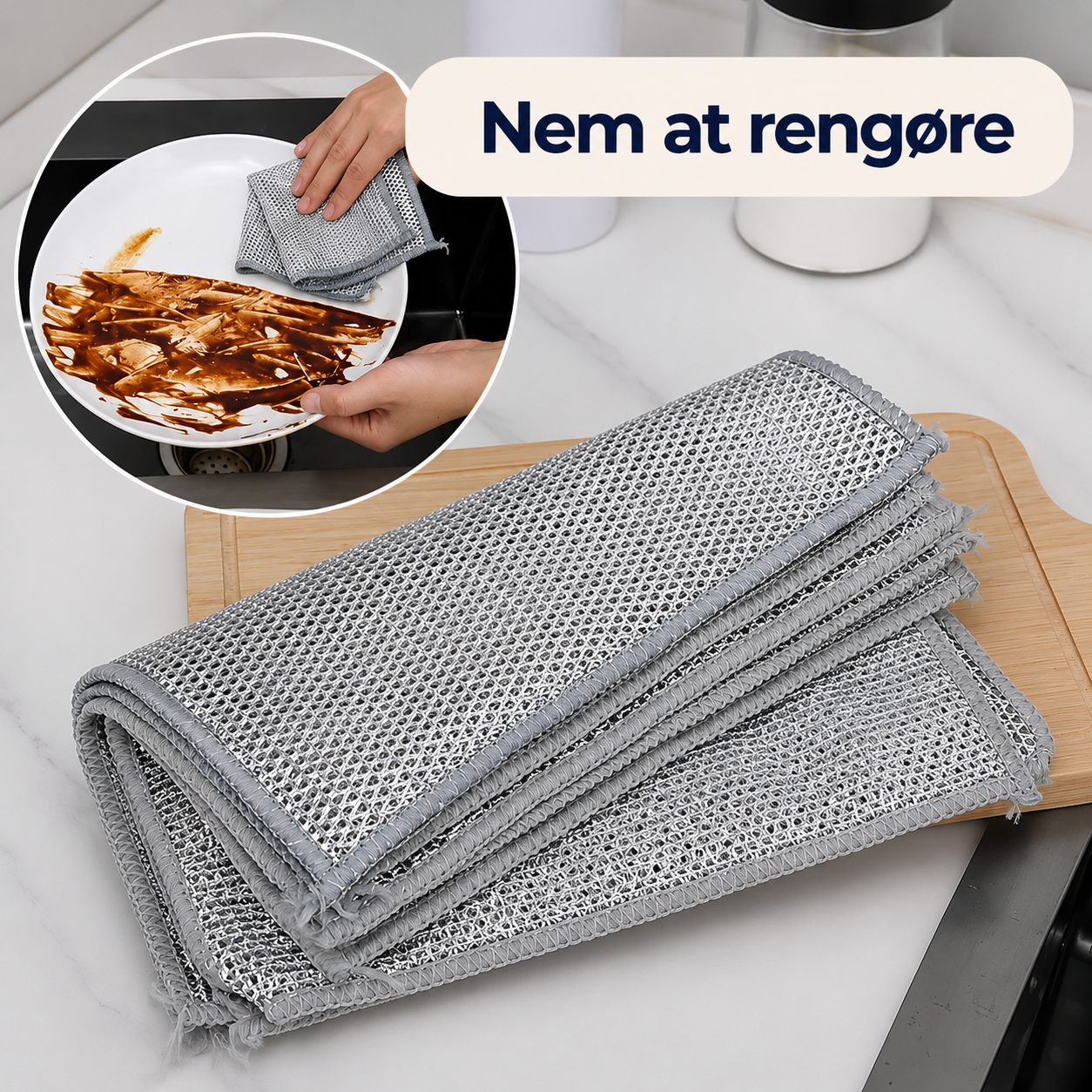 Skrubba | Återanvändbar rengöringsduk