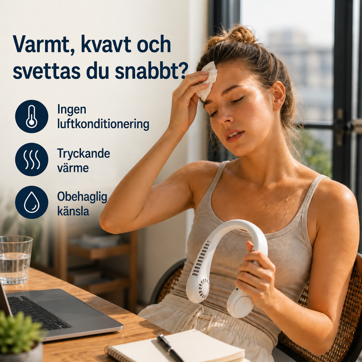 Vento™ | Bärbar nackfläkt