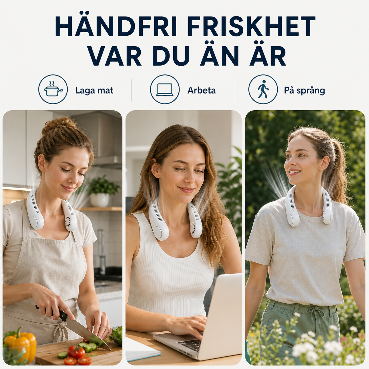 Vento™ | Bärbar nackfläkt