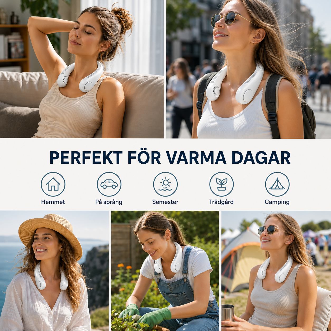 Vento™ | Bärbar nackfläkt